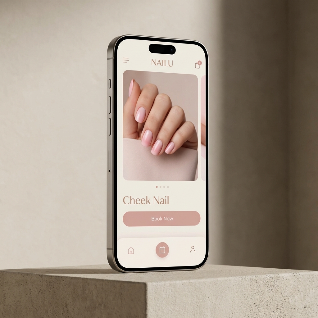 AI Nail Design App Interface